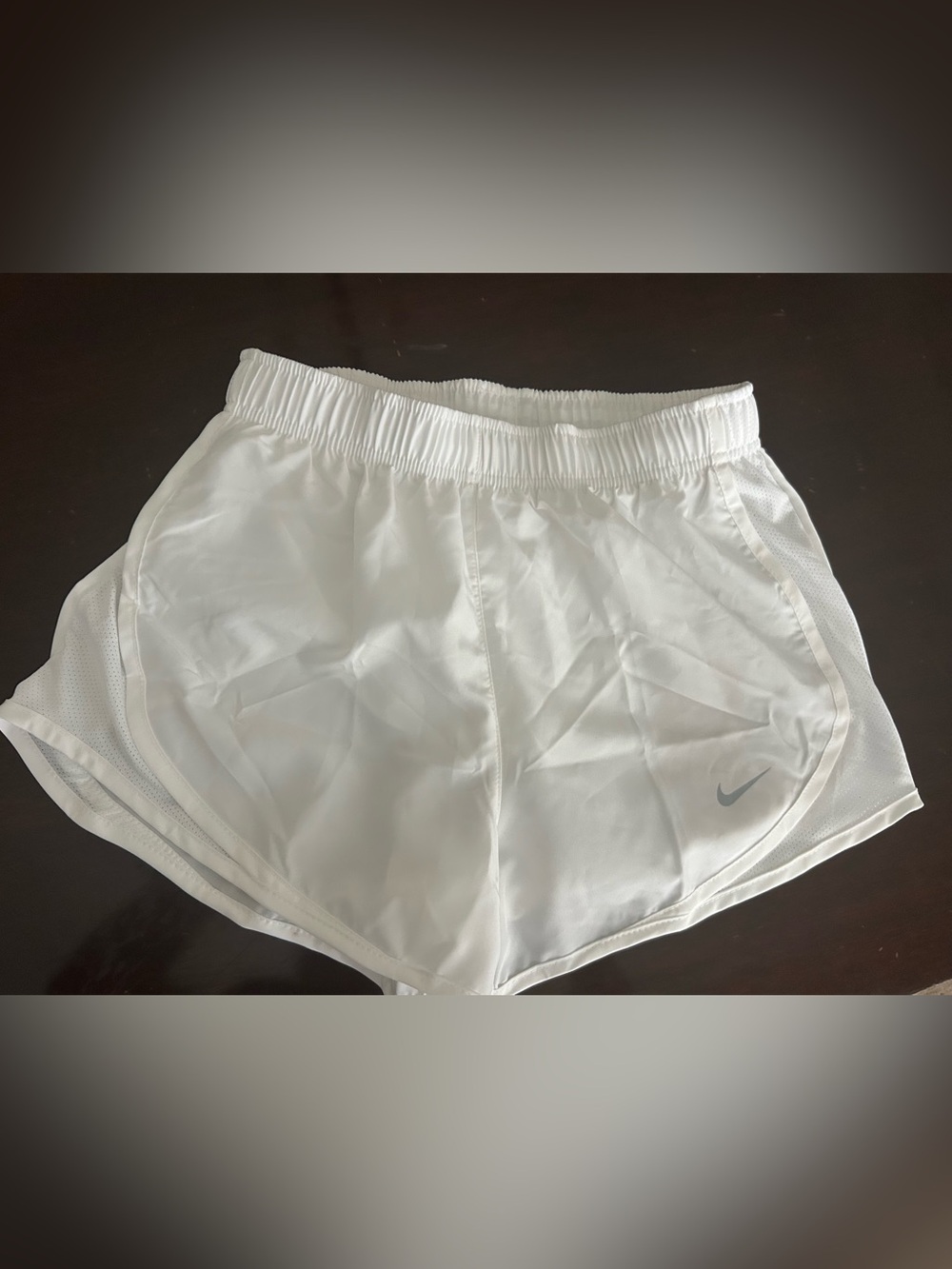 NWT Nike White Tempo Dri-Fit Athletic Running Shorts